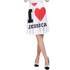 I Love Jessica A-line Skirt by ilovewhateva