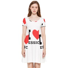 I Love Jessica Inside Out Cap Sleeve Dress by ilovewhateva