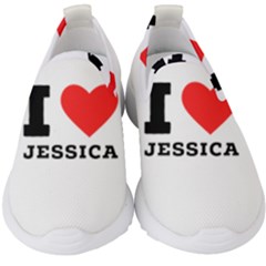 I Love Jessica Kids  Slip On Sneakers by ilovewhateva