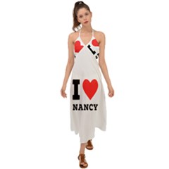 I Love Nancy Halter Tie Back Dress  by ilovewhateva