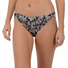 Mystic Geometry Abstract Print Band Bikini Bottoms by dflcprintsclothing