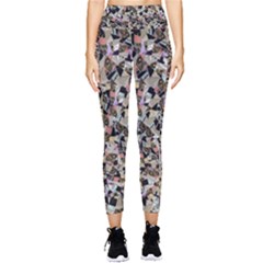 Mystic Geometry Abstract Print Pocket Leggings  by dflcprintsclothing