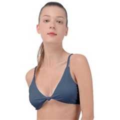 Orion Blue	 - 	knot Up Bikini Top by ColorfulSwimWear