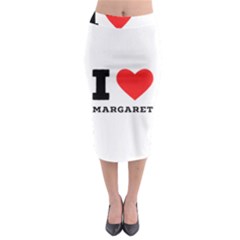 I Love Margaret Midi Pencil Skirt by ilovewhateva