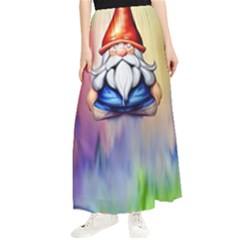 Thaumaturgy Magically Prestidigitation Sleight Of Hand Fly Agaric Abracadabra Maxi Chiffon Skirt by GardenOfOphir