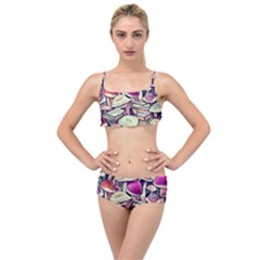 Sorcery Mushroom Layered Top Bikini Set by GardenOfOphir