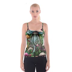 Craft Mushroom Spaghetti Strap Top by GardenOfOphir