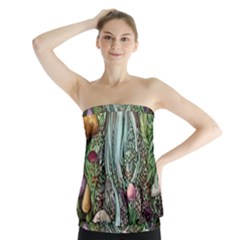 Craft Mushroom Strapless Top by GardenOfOphir