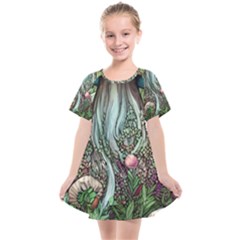 Craft Mushroom Kids  Smock Dress by GardenOfOphir