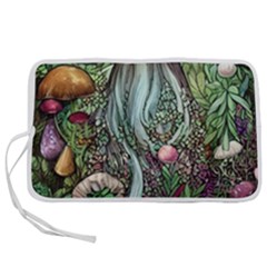 Craft Mushroom Pen Storage Case (l) by GardenOfOphir