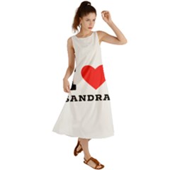 I Love Sandra Summer Maxi Dress by ilovewhateva