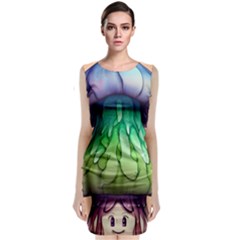 A Light Fantasy Classic Sleeveless Midi Dress by GardenOfOphir