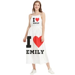 I Love Emily Boho Sleeveless Summer Dress by ilovewhateva