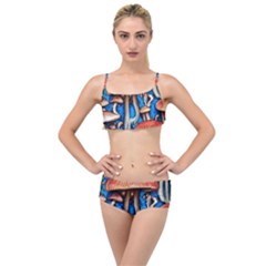 Whimsical Mushroom Layered Top Bikini Set by GardenOfOphir