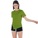 Venom Green	 - 	Asymmetrical Short Sleeve Sports Tee View1