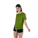 Venom Green	 - 	Asymmetrical Short Sleeve Sports Tee View2