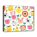 Cute Animals Cartoon Seamless Background Deluxe Canvas 20  x 16  (Stretched) View1