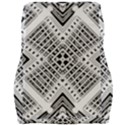 Black And White Modern Texture Seamless Print Fabric Pattern Car Seat Velour Cushion  View2