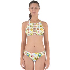 Owl Bird Cartoon Perfectly Cut Out Bikini Set by Jancukart