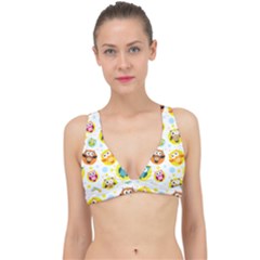 Owl Bird Cartoon Classic Banded Bikini Top by Jancukart