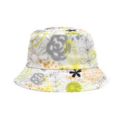 Doodle Flowers Hand Drawing Pattern Inside Out Bucket Hat by Jancukart