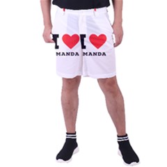 I Love Amanda Men s Pocket Shorts by ilovewhateva