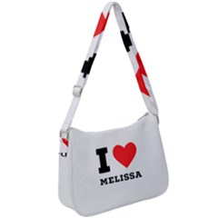 I Love Melissa Zip Up Shoulder Bag by ilovewhateva