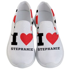 I Love Stephanie Men s Lightweight Slip Ons by ilovewhateva