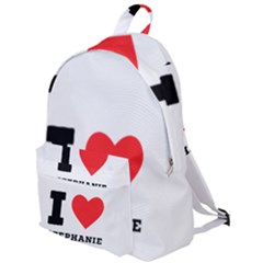 I Love Stephanie The Plain Backpack by ilovewhateva