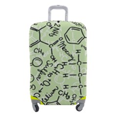 Multicolored Chemical Bond Illustration Chemistry Formula Science Luggage Cover (small) by Jancukart