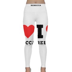 I Love Rebecca Classic Yoga Leggings by ilovewhateva