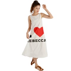 I Love Rebecca Summer Maxi Dress by ilovewhateva