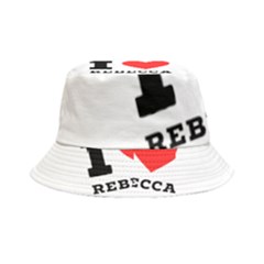 I Love Rebecca Inside Out Bucket Hat by ilovewhateva