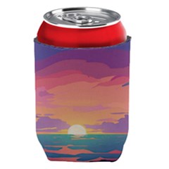 Sunset Ocean Beach Water Tropical Island Vacation 4 Can Holder by Pakemis