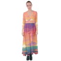 Sunset Ocean Beach Water Tropical Island Vacation 4 Button Up Maxi Dress View1