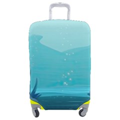 Intro Youtube Background Wallpaper Aquatic Water 2 Luggage Cover (medium) by Pakemis