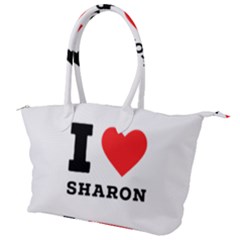 I Love Sharon Canvas Shoulder Bag by ilovewhateva