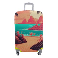 Tropical Beach Sea Jungle Ocean Landscape Luggage Cover (small) by Pakemis