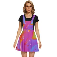 Beautiful Fluid Shapes In A Flowing Background Apron Dress by GardenOfOphir