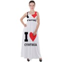 I love cynthia Empire Waist Velour Maxi Dress View1