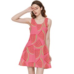 Watermelon Background Watermelon Wallpaper Inside Out Racerback Dress by Wegoenart