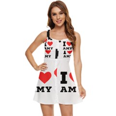 I Love Amy Ruffle Edge Bra Cup Chiffon Mini Dress by ilovewhateva