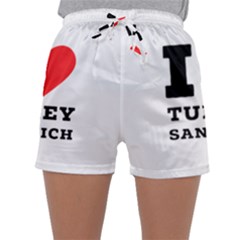 I Love Turkey Sandwich Sleepwear Shorts by ilovewhateva