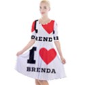 I love brenda Quarter Sleeve A-Line Dress View1