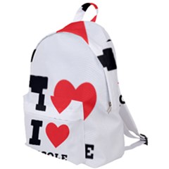 I Love Nicole The Plain Backpack by ilovewhateva