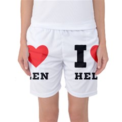 I Love Helen Women s Basketball Shorts by ilovewhateva