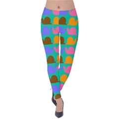 Slugs Velvet Leggings by GardenOfOphir