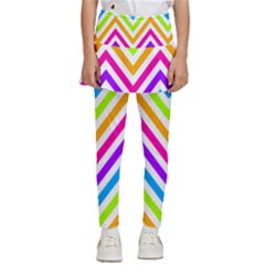 Bright Chevron Kids  Skirted Pants by GardenOfOphir