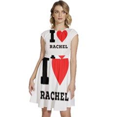 I Love Rachel Cap Sleeve High Waist Dress by ilovewhateva