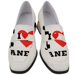 I Love Janet Women s Chunky Heel Loafers by ilovewhateva